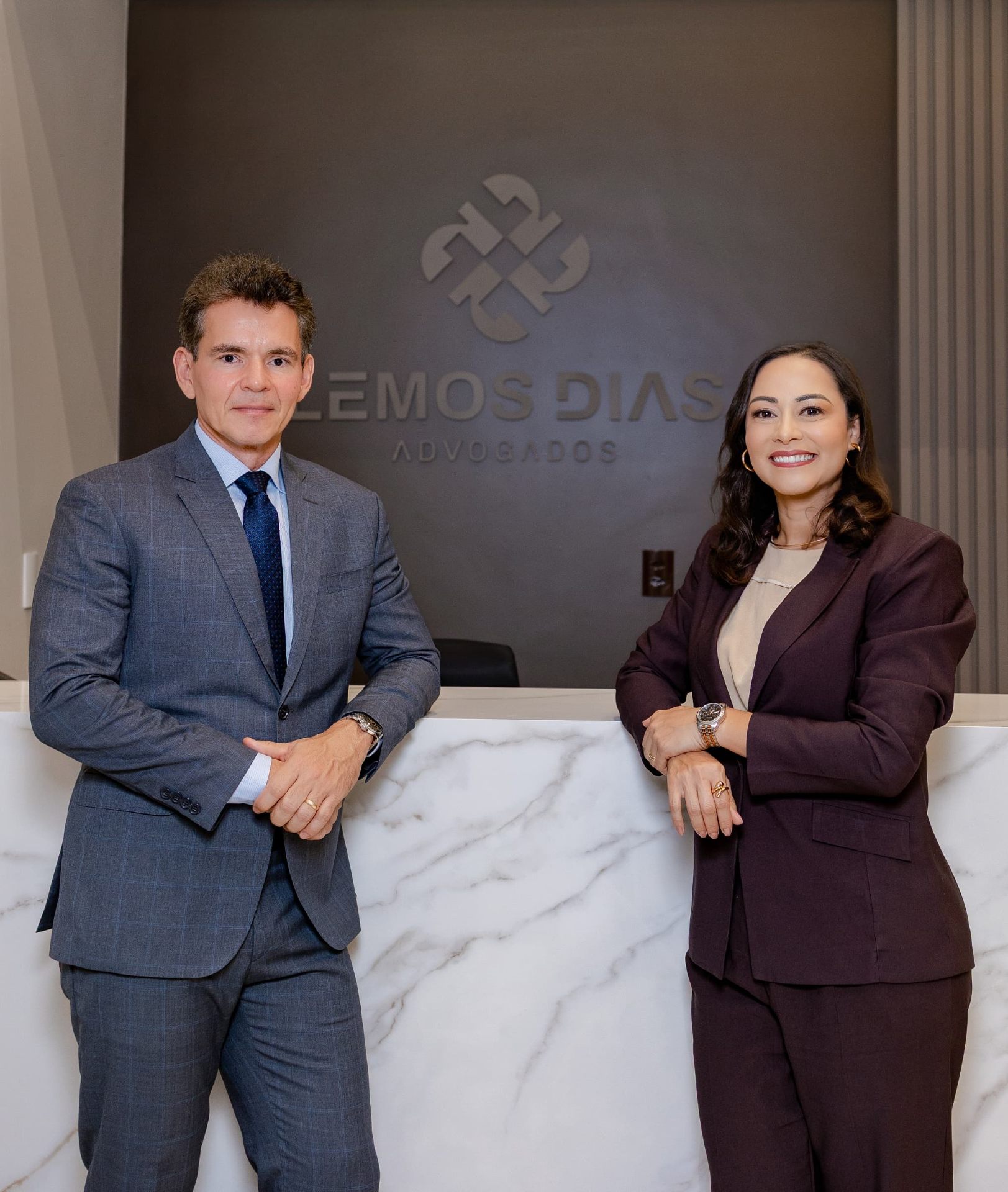 Recepção do escritório Lemos Dias Advogados